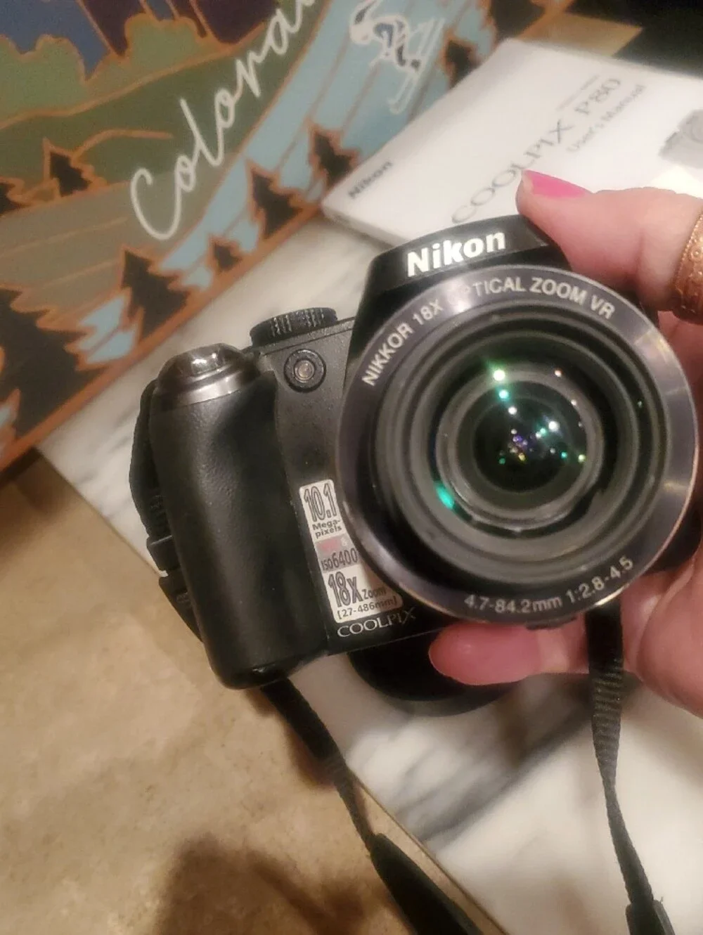 Nikon COOLPIX P80 Black Compact Digital Camera with Accessories